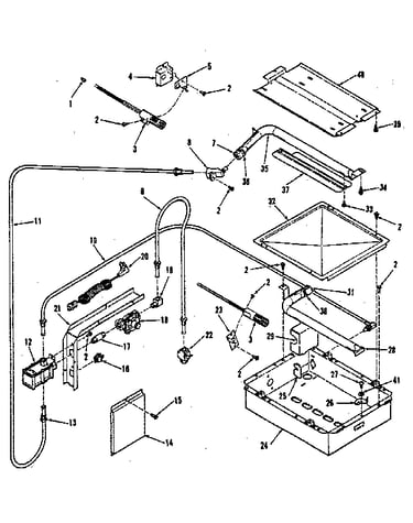 Burner section