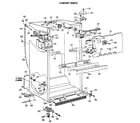 Kenmore 3638785710 cabinet parts diagram