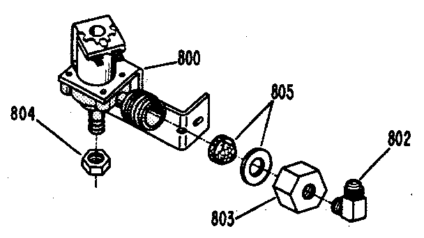 WR57X0093 WATER VALVE ASSEMBLY