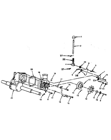 Differential and pump assembly