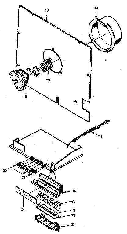 Cabinet back