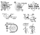 Sears 512875410 crank and wheel assembly diagram