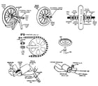 Sears 512875420 crank and wheel assembly diagram