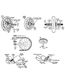 Crank and wheel assembly