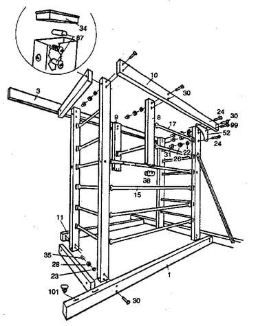 Tower sub-assembly "b"
