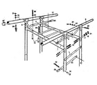 Sears 786721150 frame assembly diagram
