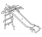 Sears 786721170 slide assembly diagram
