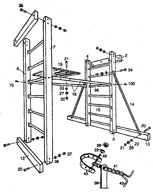 Tower sub-assembly "a"