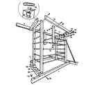Sears 786725832 tower sub-assembly "b" diagram