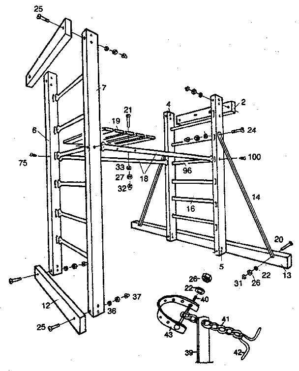 Tower sub-assembly "a"