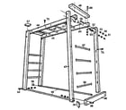 Sears 786725892 ladder assembly diagram