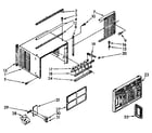 Kenmore 1068760781 cabinet diagram