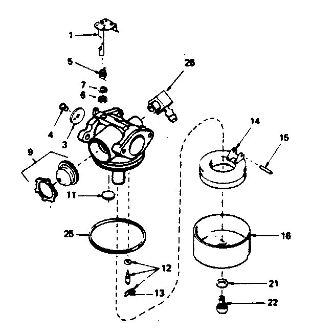 Carburetor no. 632500