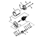 Craftsman 143384152 electric starter motor no. 34934 diagram