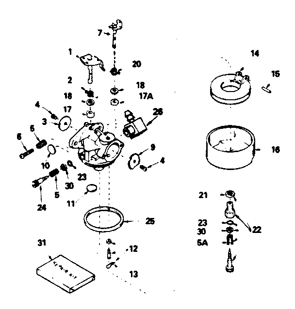 CARBURETOR NO. 632270