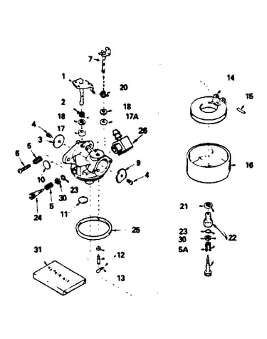 Carburetor no. 632270