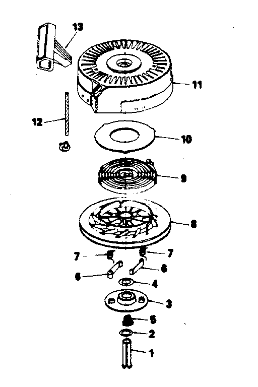 Rewind starter no. 590621