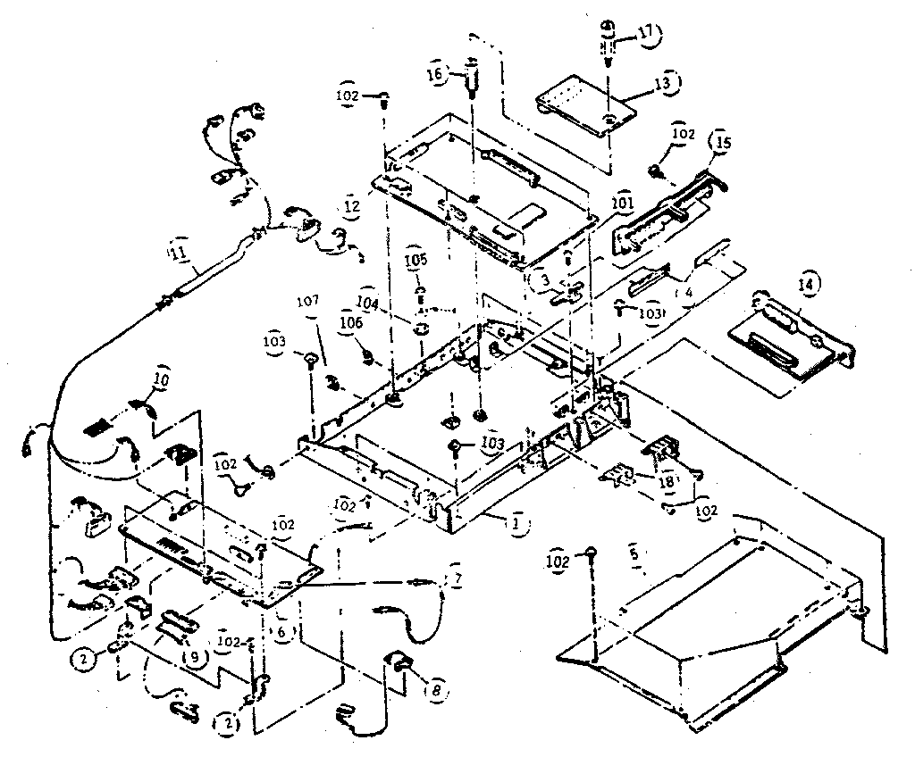 Chassis section: e