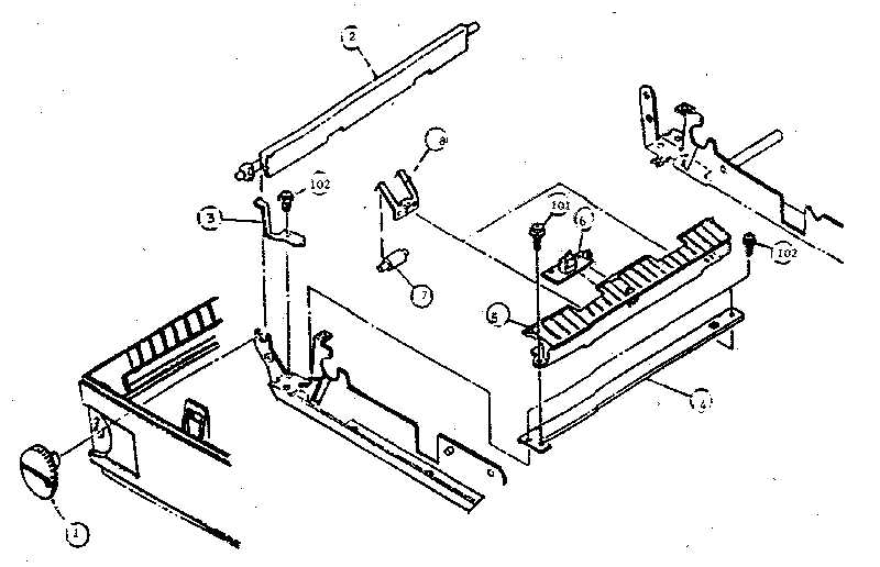 Paper exit lower section
