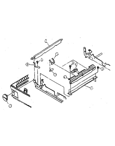 Paper exit lower section