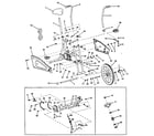 Lifestyler 266287170 exploded view of exercise cycle diagram