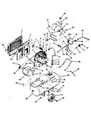 Air compressor diagram (view from back)