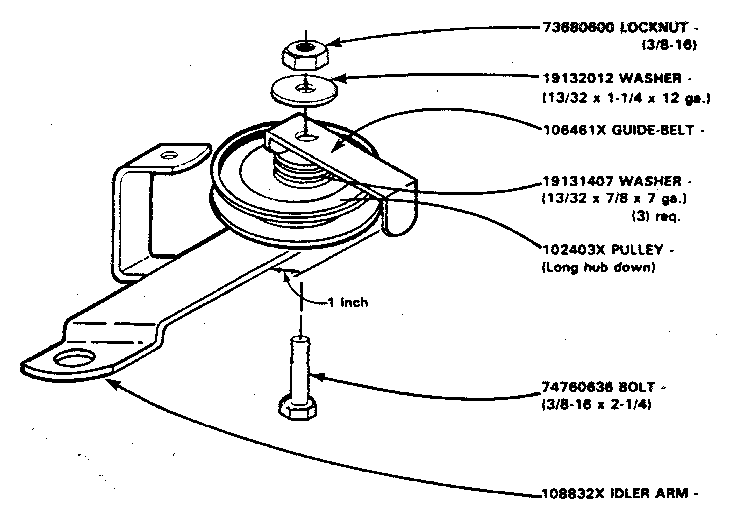 LONG HUB PULLEY