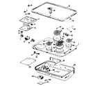 Kenmore 22105 (1988) cooktop complete diagram
