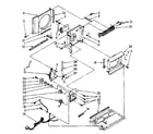 Kenmore 1068760782 air flow and control parts diagram