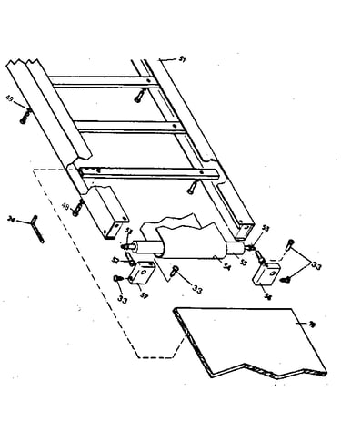 Rear roller assembly