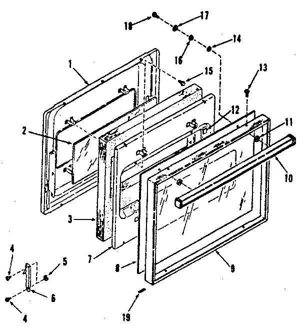 Oven door
