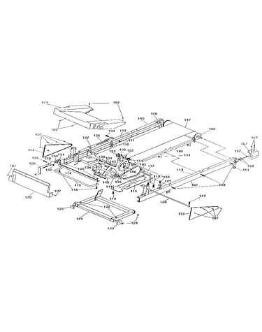 Motor and walking belt assembly