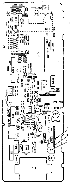 POWER AND CONTROL CIRCUIT BOARD (PART NO. 14817)