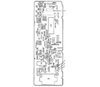 Kenmore 5658844781 power and control circuit board (part no. 14817) diagram