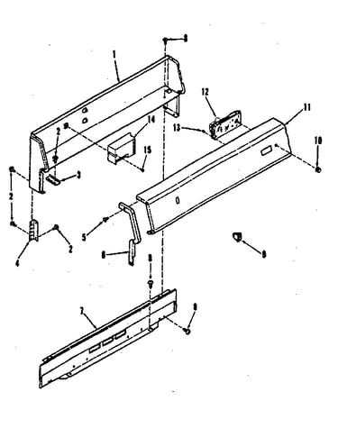 Backguard section