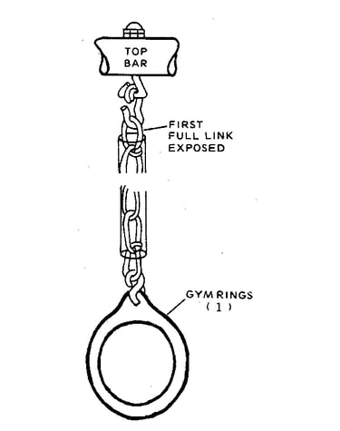 Gym ring assembly