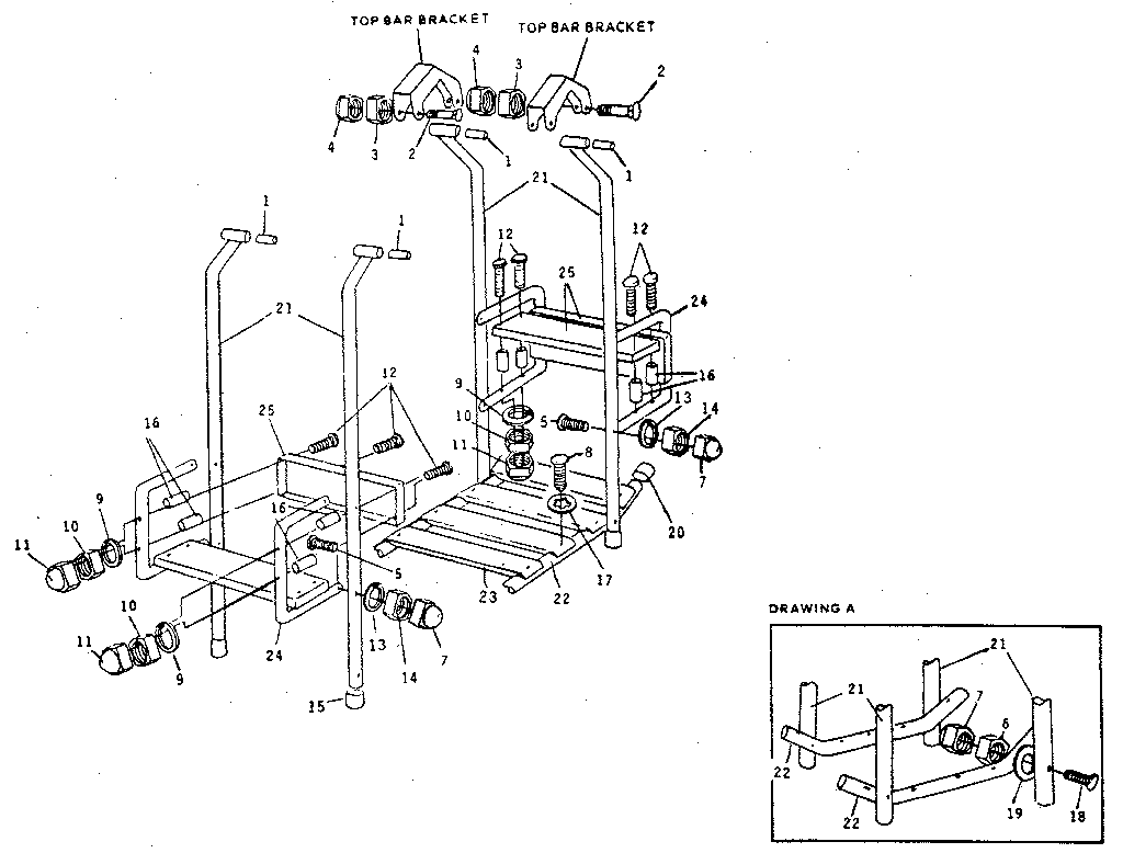 LAWN SWING ASSEMBLY