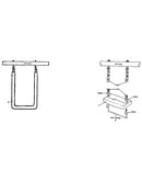 Flying trapeze, swing assembly