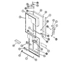 Amana BC20J refrigerator door diagram