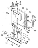 Refrigerator door