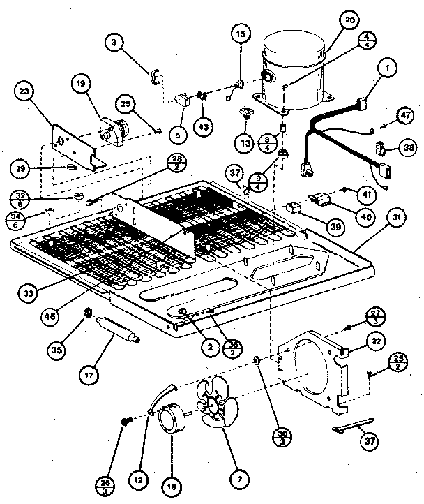 Compressor compartment