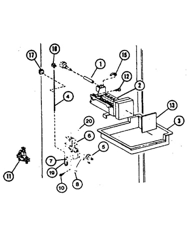 Add on ice-maker