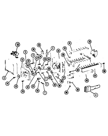 8 cube compact ice maker - assembly no. d75671-1