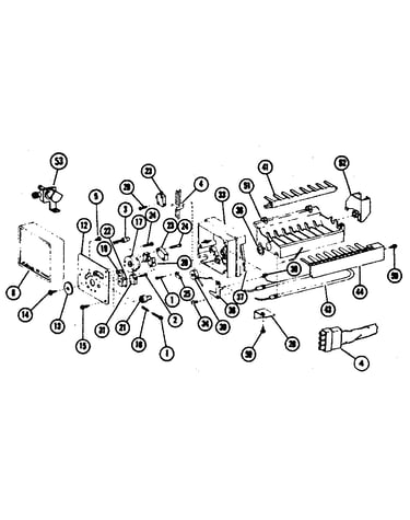 8 cube compact ice maker - assembly no. d75671-5