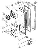 Refrigerator door