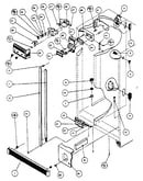 Refrigerator/freezer controls and cabinet