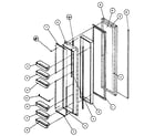 Amana SC25H freezer door diagram