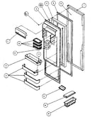Refrigerator door
