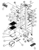 Freezer shelving and refrigerator light