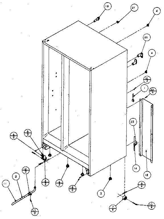 Rollers and back unit